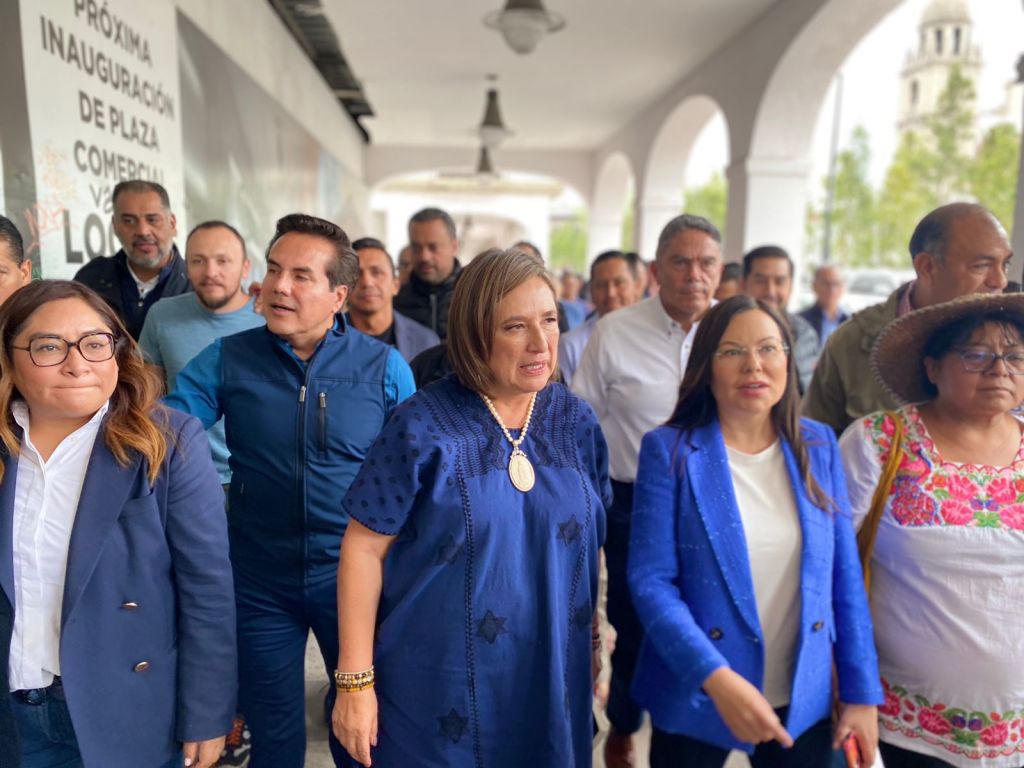 Desde Toluca Xóchitl Gálvez manda mensaje a&nbsp;AMLO