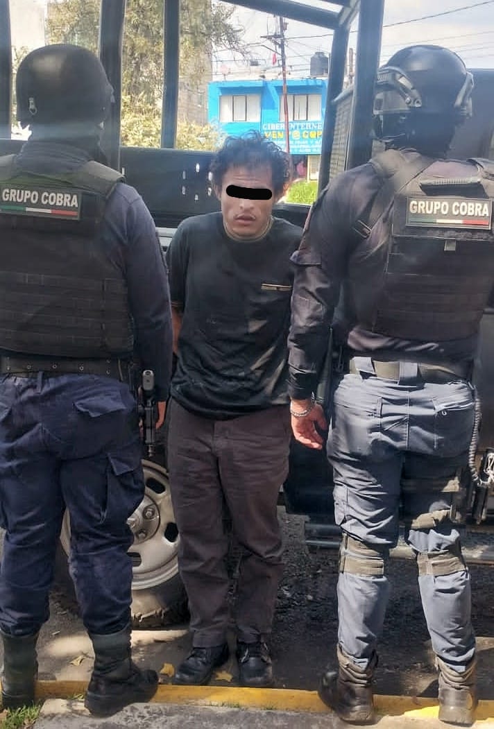 Saday alias «R-10», fue detenido en la Moderna de la Cruz por policía de Toluca; era de los más buscados 