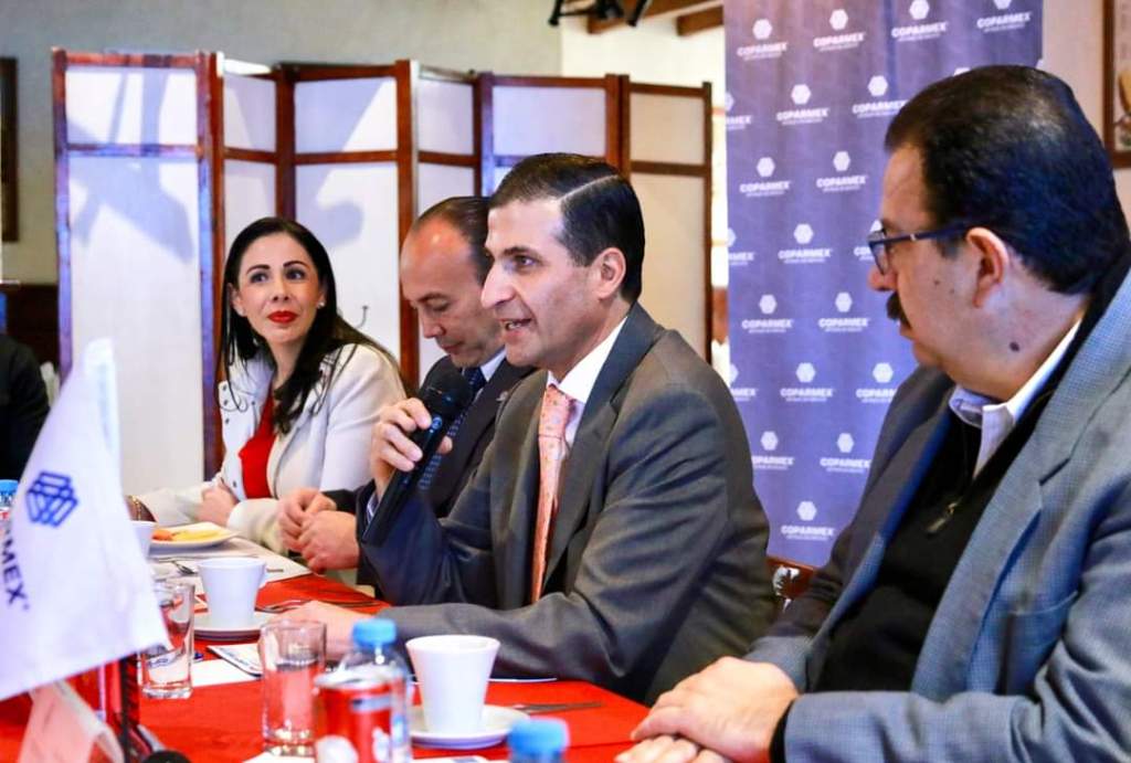 Alcalde Juan Maccise sigue apostando por la reconciliación; esta vez fue con sector empresarial de Toluca  