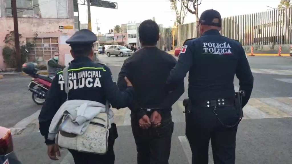 Ladrón de Toluca fue localizado por la geolocalización del celular que se robo en av&nbsp;Morelos