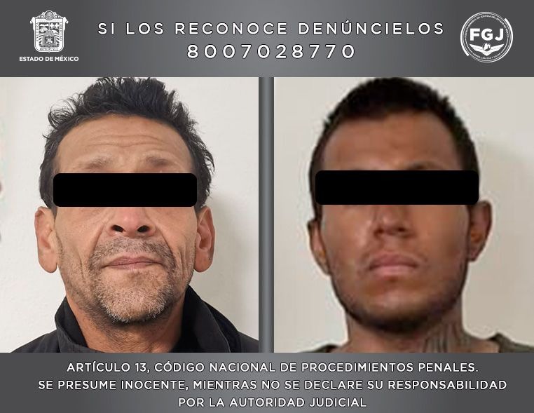 Capturan a dos posibles implicados en feminicidio registrado en&nbsp;Lerma