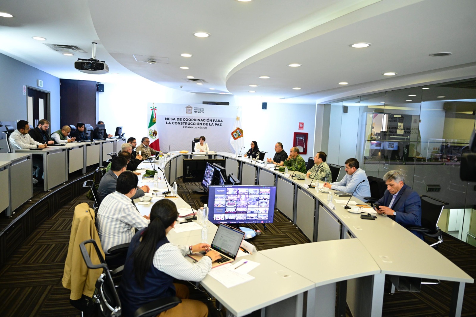 Para proceso electoral «mesa permanente de seguridad» es coordinada desde los C5 de Toluca y Ecatepec; despliegan 14 mil policías estatales