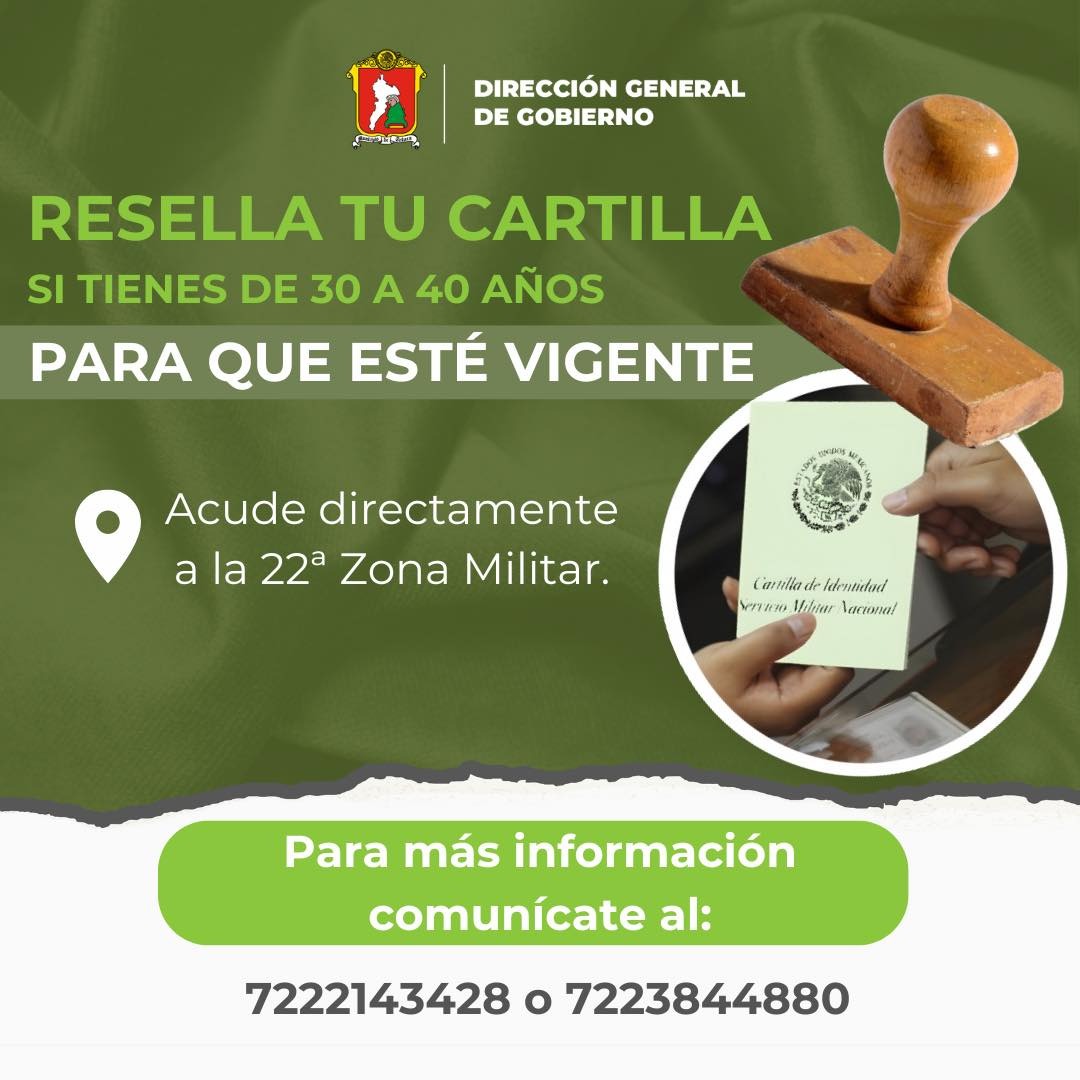 Llama Toluca a realizar trámite de Servicio Militar