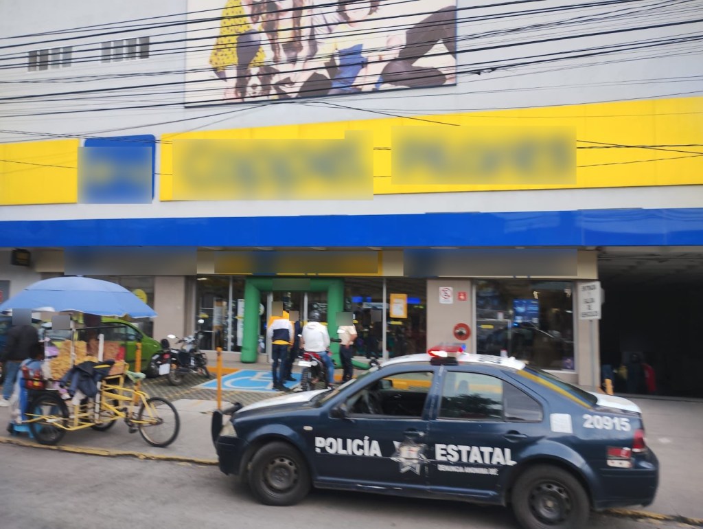 Asegurado por presunto robo en&nbsp;Metepec