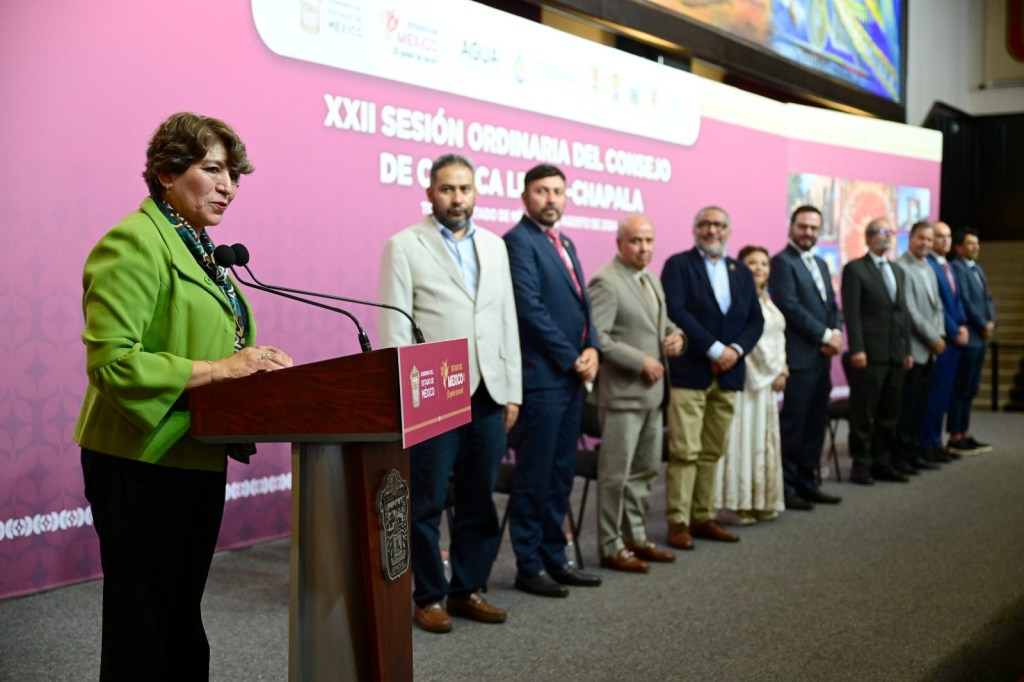 Gobernadoras Delfina Gómez y Clara Brugada impulsan proyecto hídrico con presidenta Claudia&nbsp;Sheinbaum