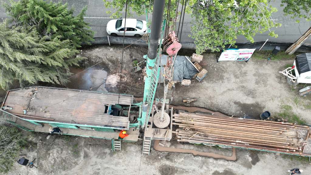 Alcalde Juan Maccise supervisa obra de perforación del Pozo Toluca&nbsp;VII
