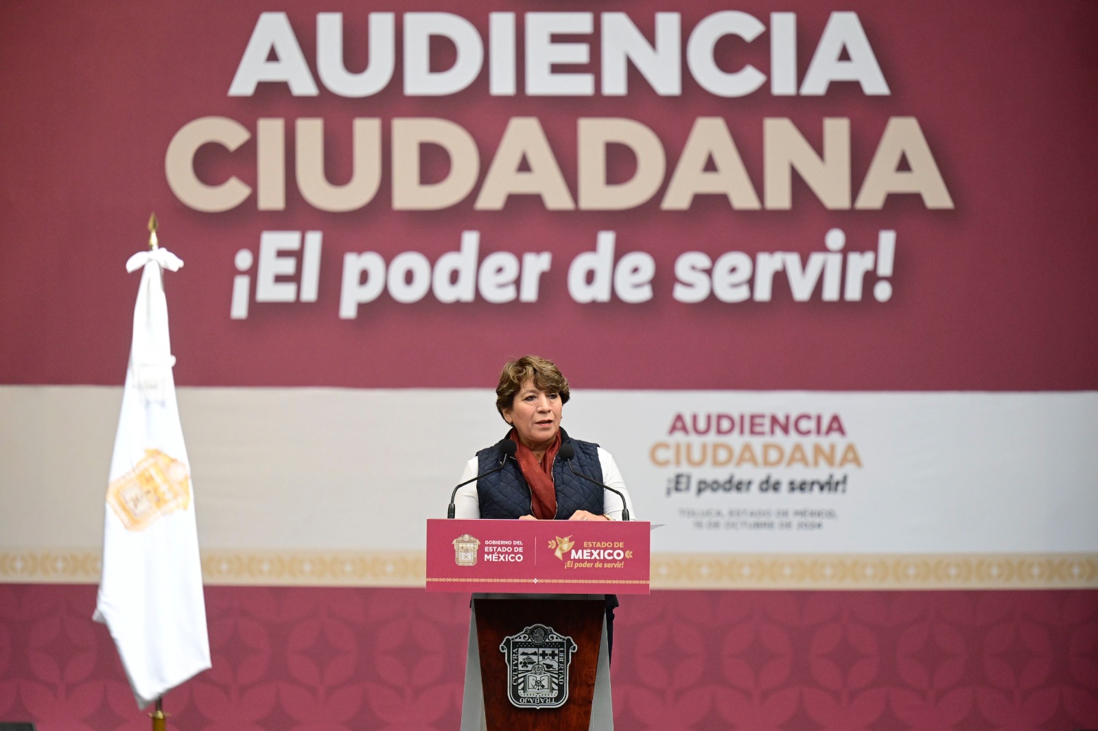 Trabajo, agua, educación y salud temas más recurrentes en 3ra Audiencia Ciudadana; gobernadora Delfina Gómez atendió por 15 horas
