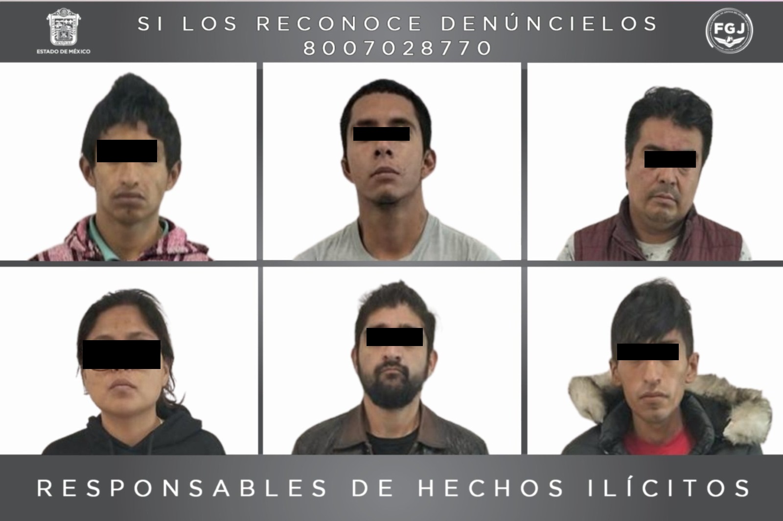 Por secuestro exprés sentencia a seis jóvenes a 50 años de cárcel; amagaron y robaron a chofer de tráiler