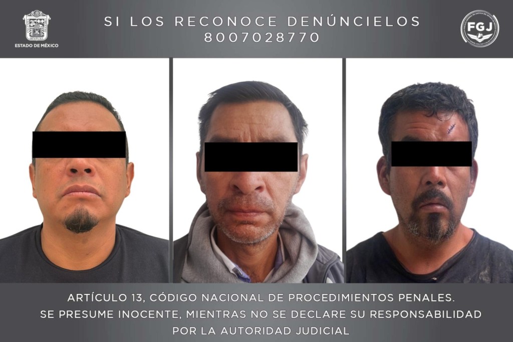 Aseguran a 3 por cometer, presuntamente, violación en Tonanitla, Atizapán y&nbsp;Chimalhuacán