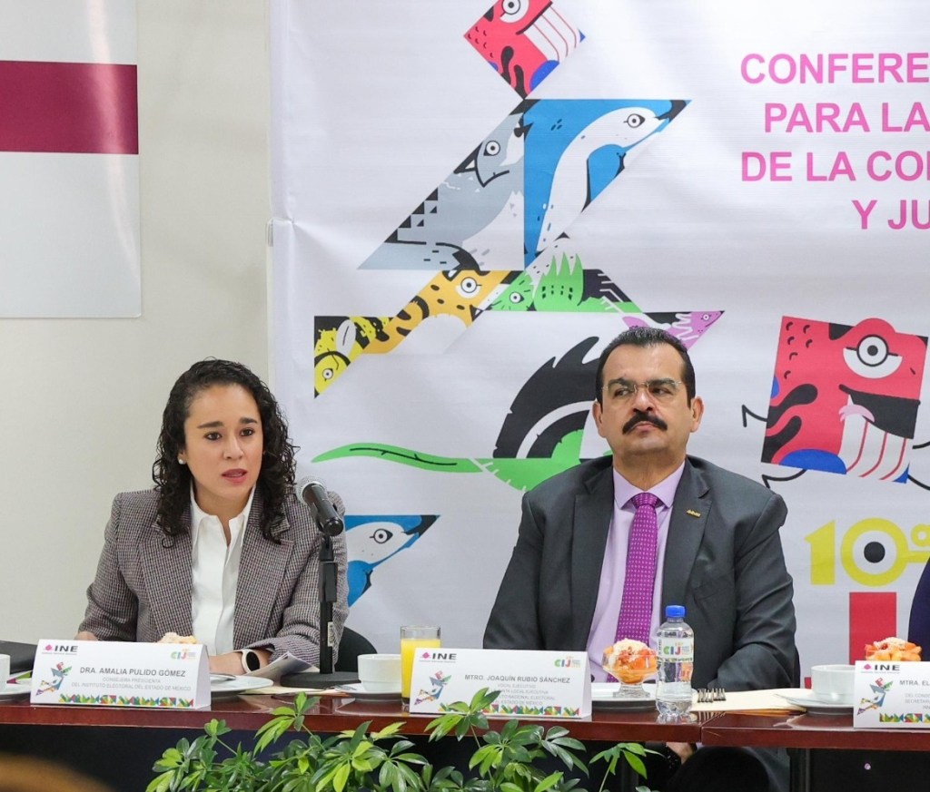 Consulta Infantil y Juvenil 2024, coloca semilla de participación precisa Amalia Pulido presidente del&nbsp;IEEM