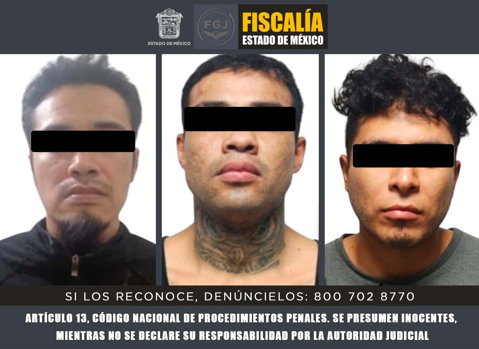 En La Paz aseguran a tres; Fiscalía les imputa homicidio