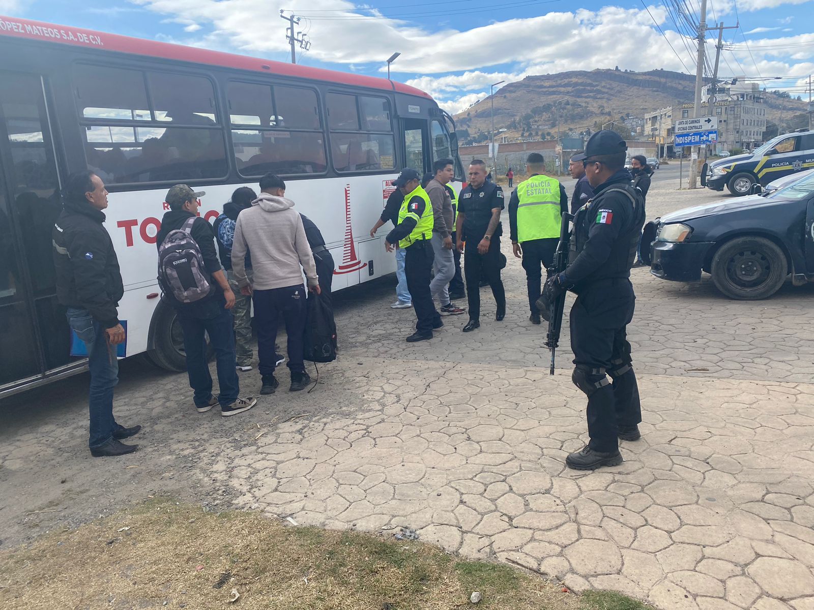 Operativo Pegaso para evitar robo en camiones de Toluca; en once meses «atracaron» a  363 pasajeros