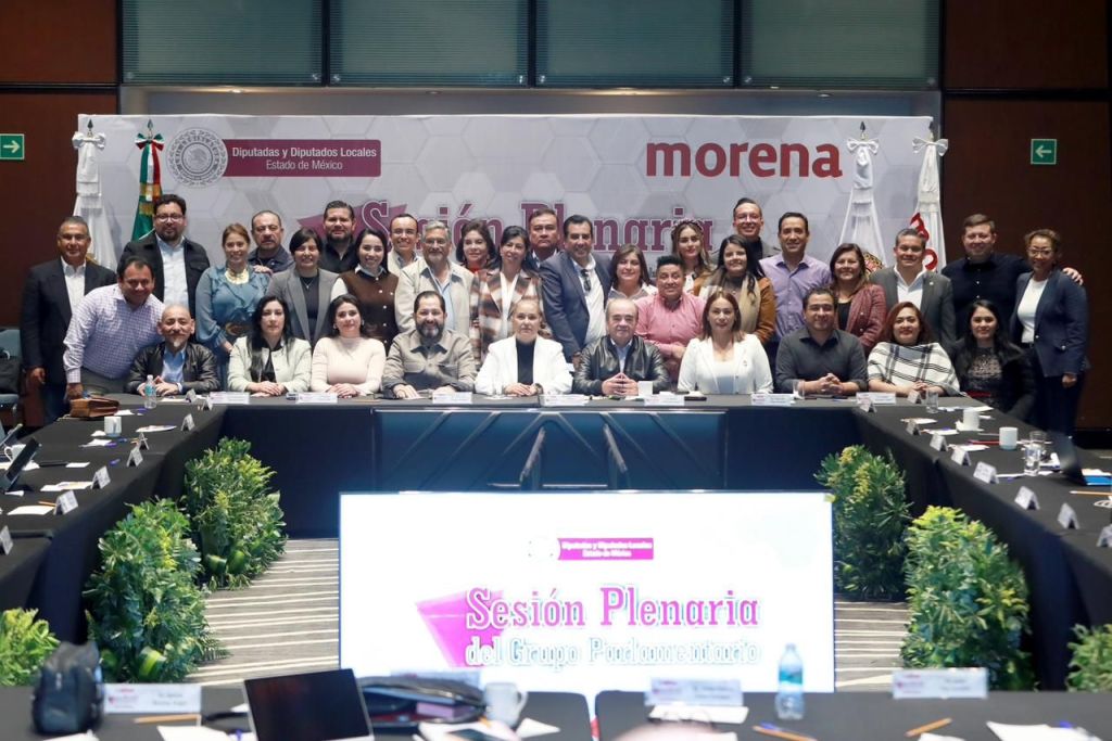 Ante agresiones contra mexiquenses radicados en EU, diputados locales, federales, senadores, gobernadora y líderes de Morena cierran filas y apuestan por la&nbsp;unidad