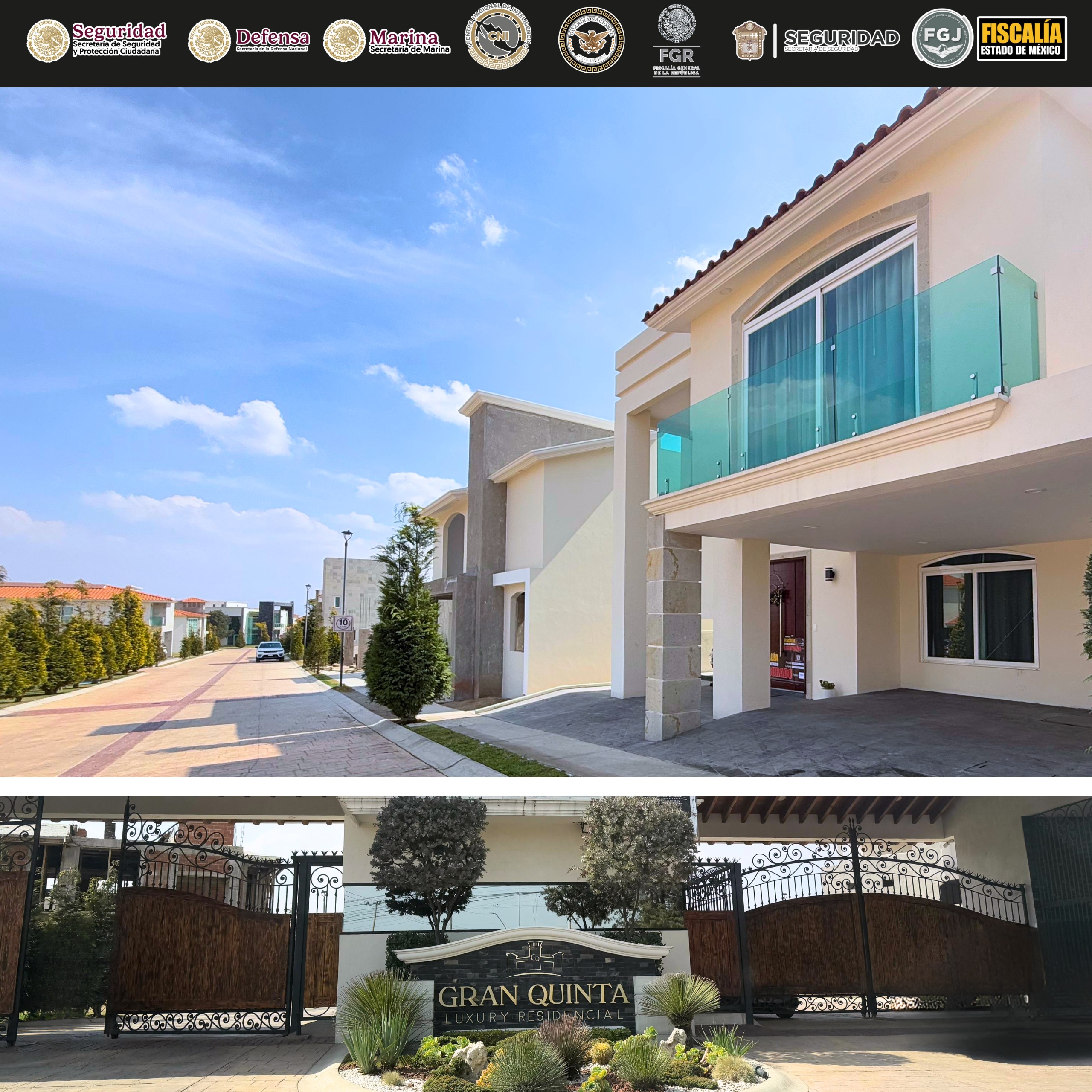 Aseguran una lujosa residencia en Metepec, estaría relacionada con caso de ex alcaldesa de Santo Tomas de los Plátanos