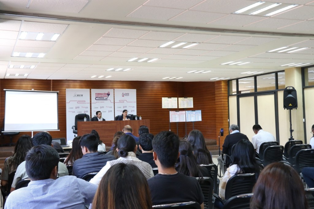 IEEM imparte curso a periodistas para difundir correctamente Proceso Electoral Judicial&nbsp;estatal