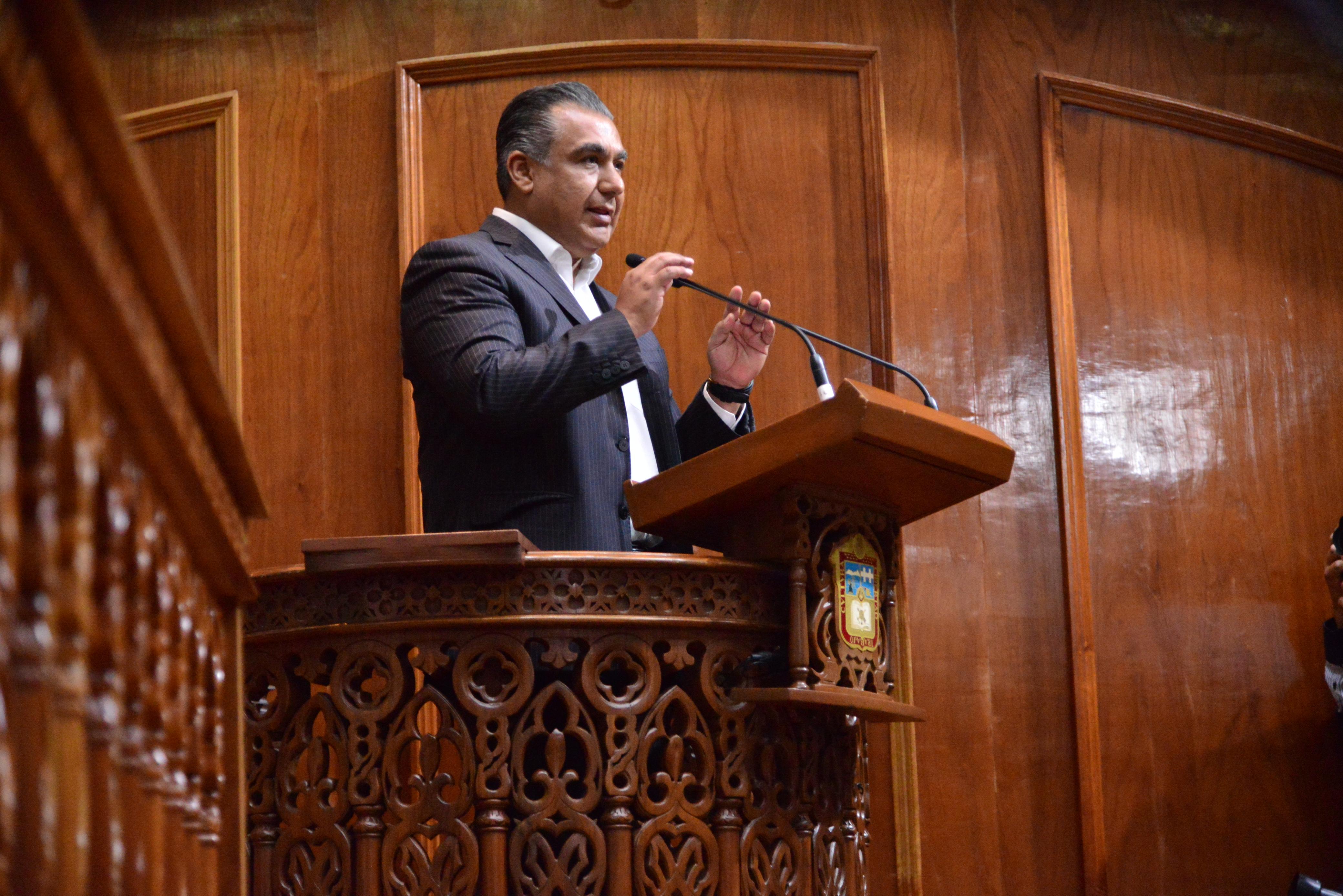 Octavio Martínez propone actualizar y elevar castigos a quienes cometen despojo