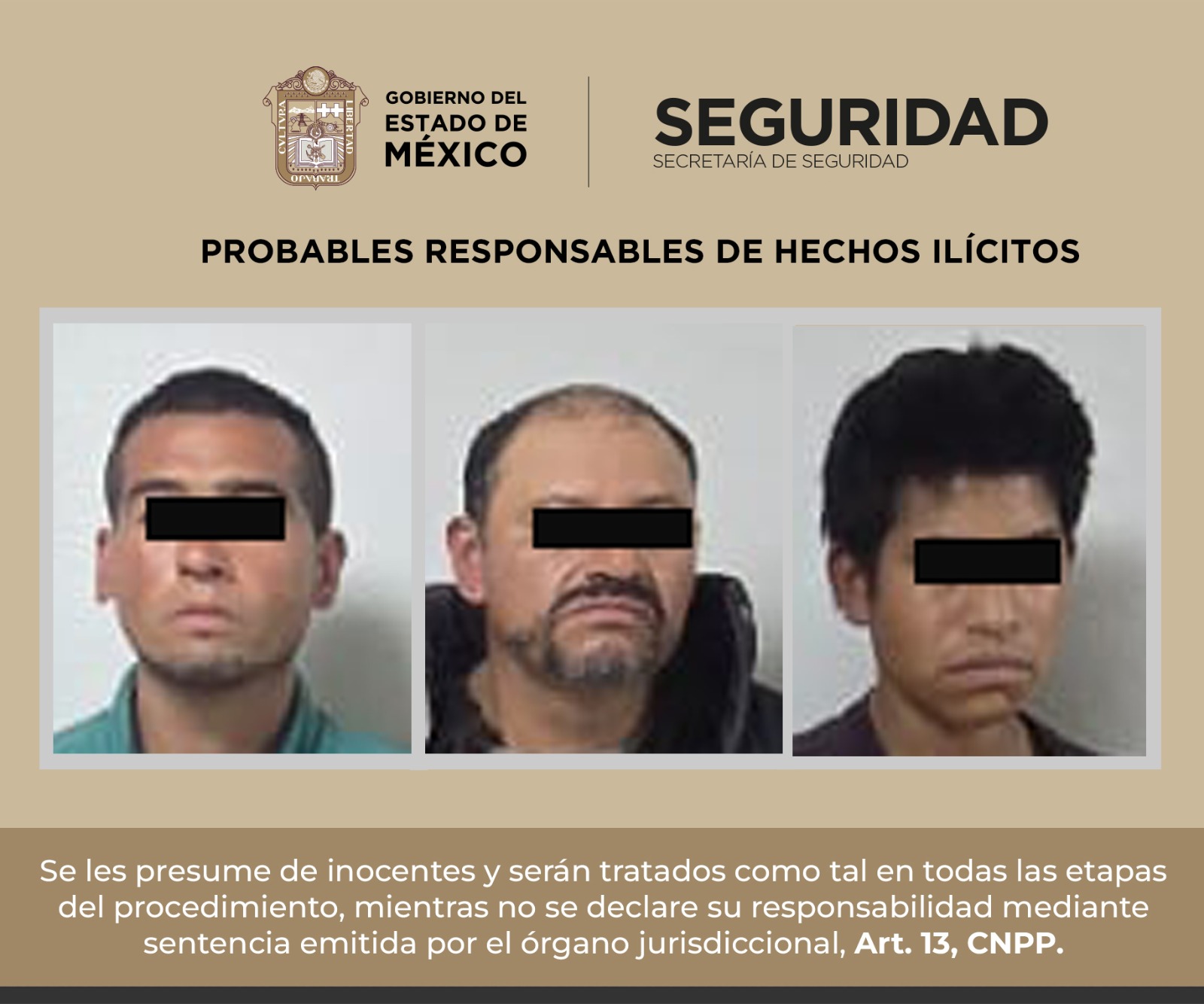 Detenidos por portar droga y armas