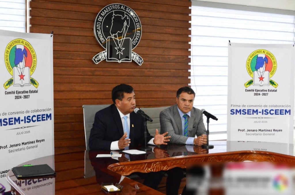 Se fortalece magisterio con convenio entre SMSEM y&nbsp;ISCEEM